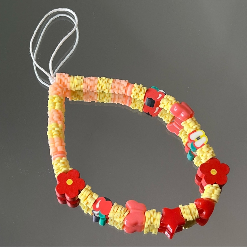 ✨Red/Yellow Phone Charm✨